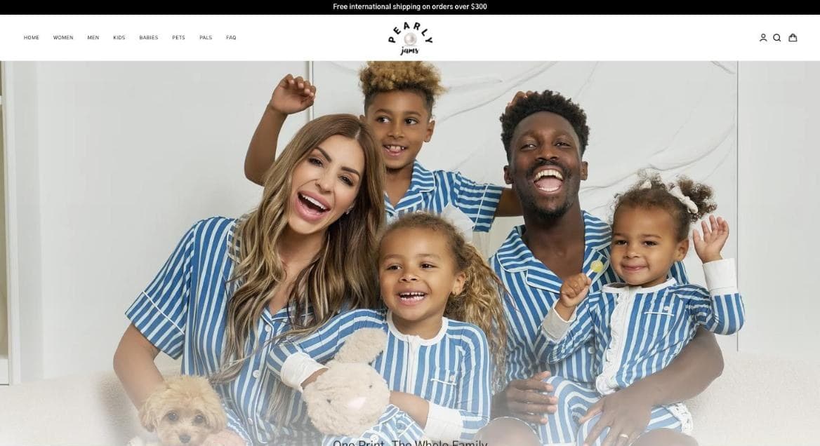 PEARLYjams — Shopify Storefront Redesign (Global + Korea)